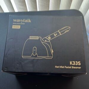 NIB Wavytalk K33S Hot Mist Facial Steamer with Rotatable Nozzle